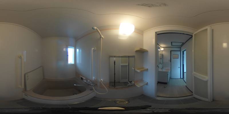 パノラマ画像バスルーム