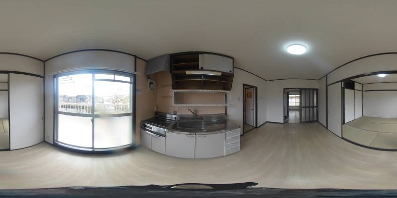 パノラマ画像キッチン