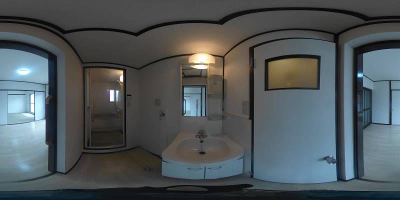 パノラマ画像洗面所