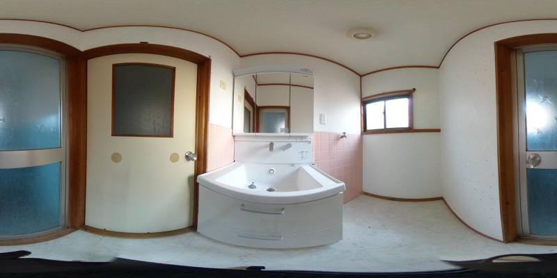 パノラマ画像洗面所