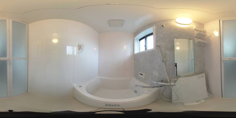 パノラマ画像バスルーム