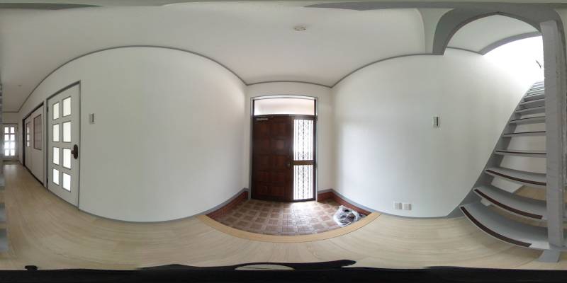 パノラマ画像玄関