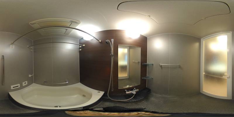 パノラマ画像バスルーム