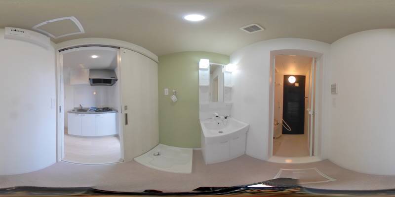 パノラマ画像洗面所