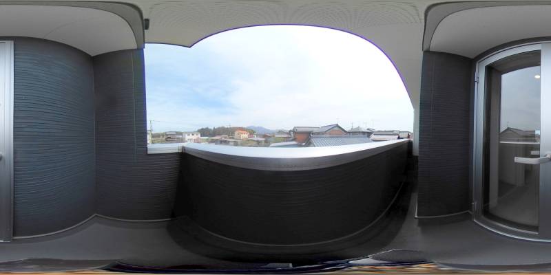 パノラマ画像バルコニー