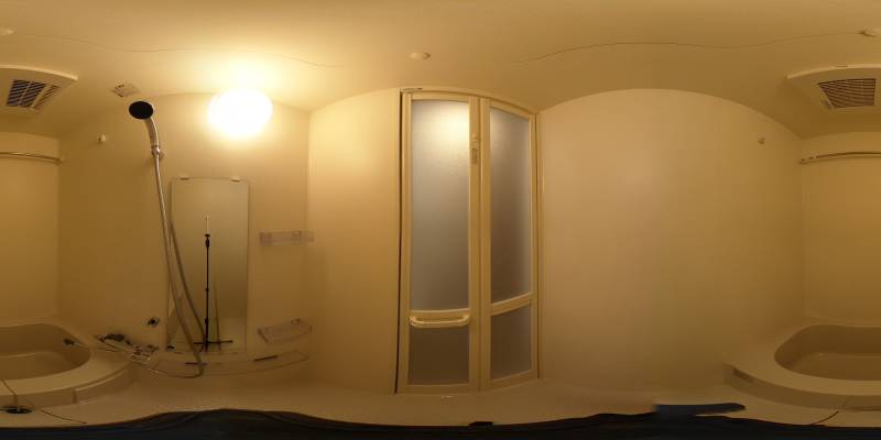 パノラマ画像バスルーム