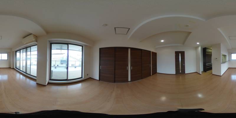 パノラマ画像リビング