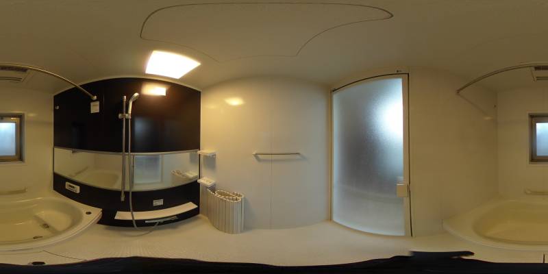 パノラマ画像バスルーム