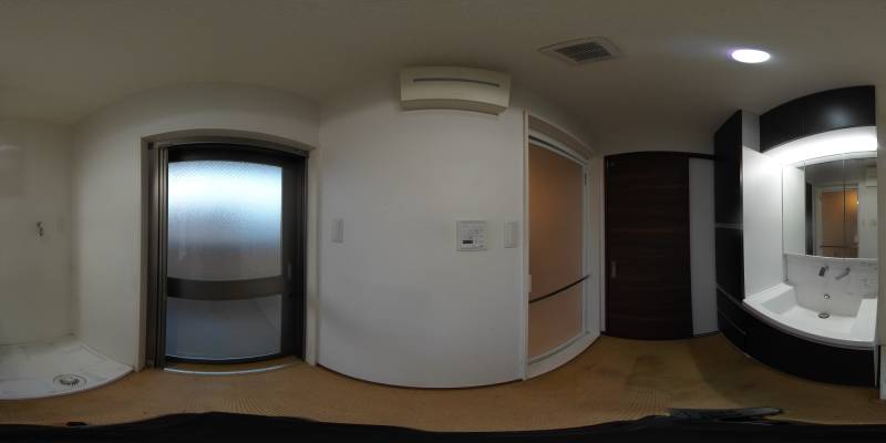 パノラマ画像洗面所