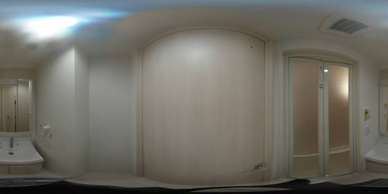 パノラマ画像洗面所