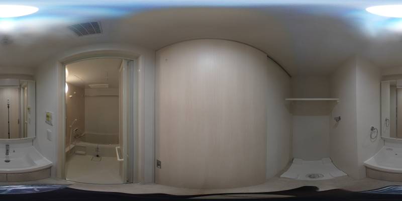 パノラマ画像洗面所