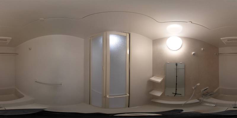 パノラマ画像バスルーム