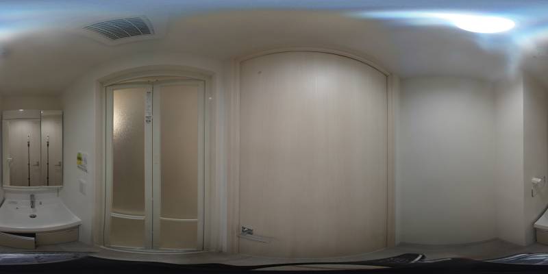 パノラマ画像洗面所