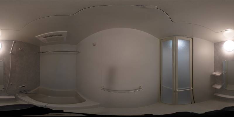 パノラマ画像バスルーム