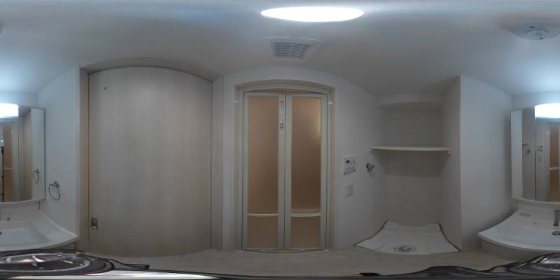 パノラマ画像洗面所