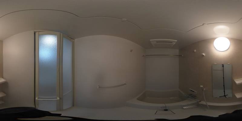 パノラマ画像バスルーム