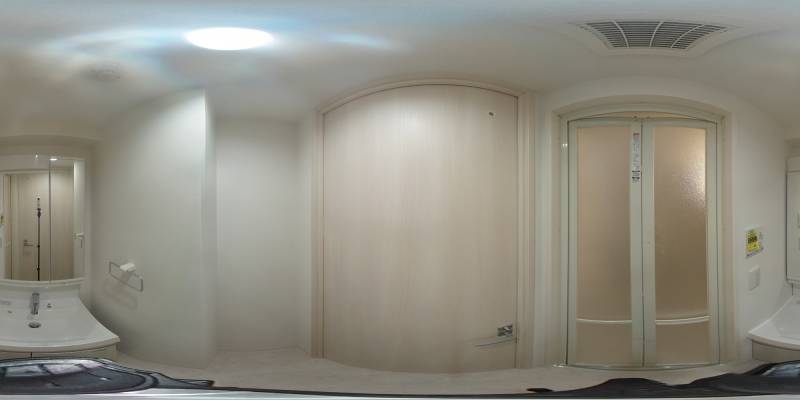 パノラマ画像洗面所