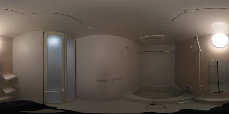 パノラマ画像バスルーム