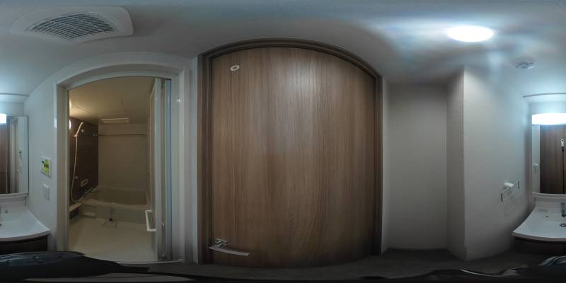 パノラマ画像洗面所