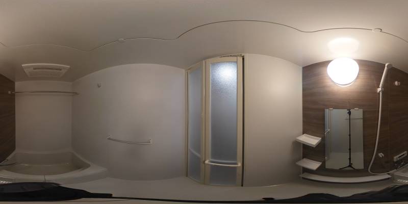 パノラマ画像バスルーム