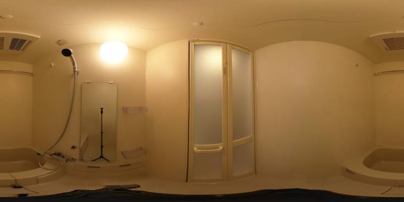 パノラマ画像バスルーム