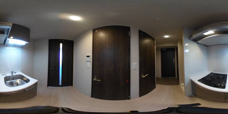 パノラマ画像キッチン