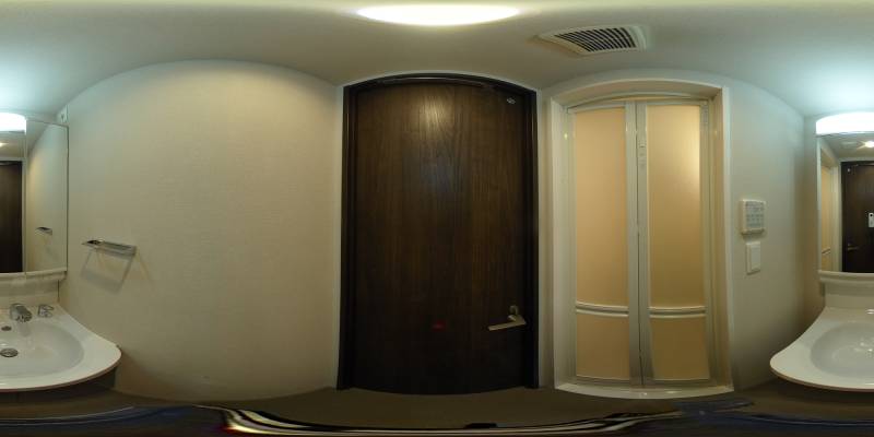 パノラマ画像洗面所