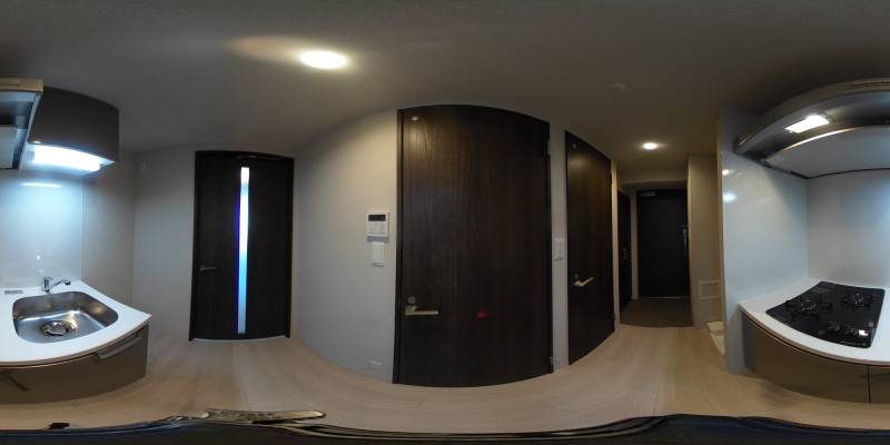 パノラマ画像キッチン