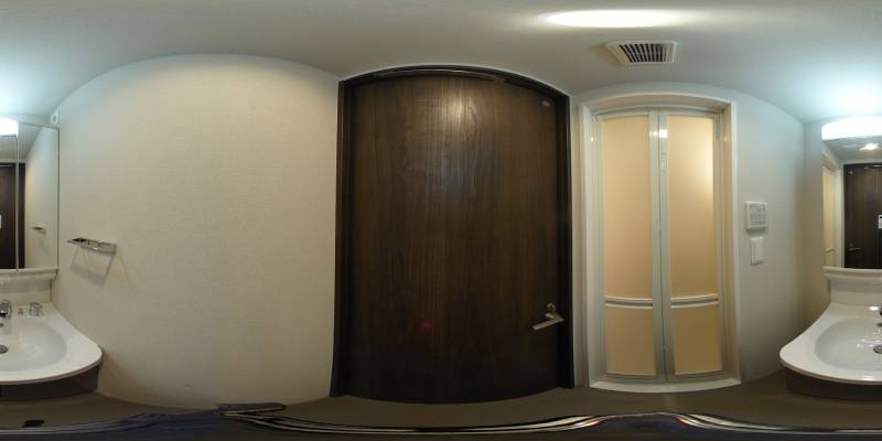 パノラマ画像洗面所