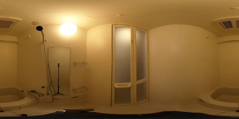 パノラマ画像バスルーム