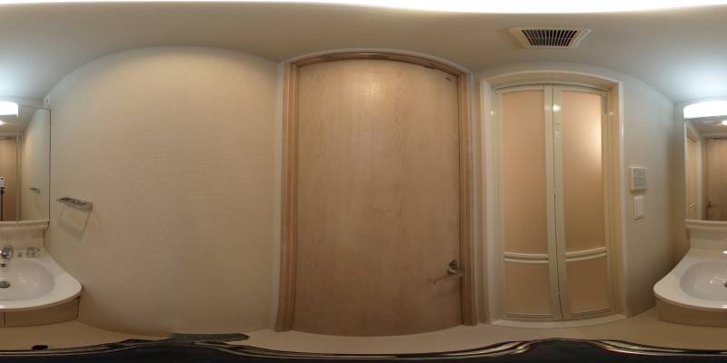 パノラマ画像洗面所