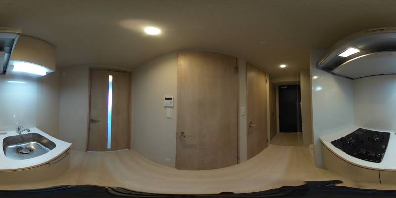 パノラマ画像キッチン