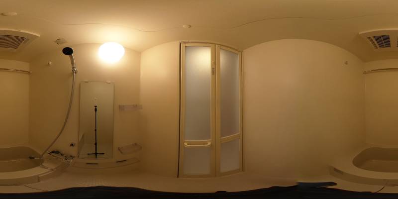 パノラマ画像バスルーム