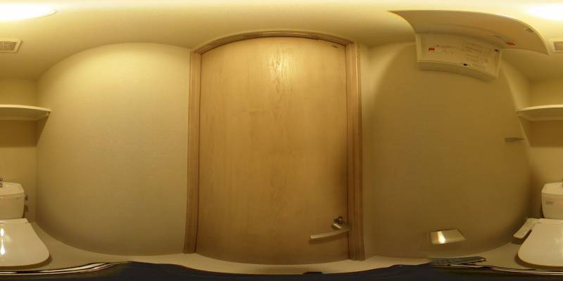 パノラマ画像トイレ