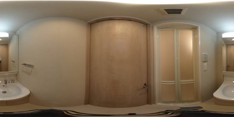 パノラマ画像洗面所