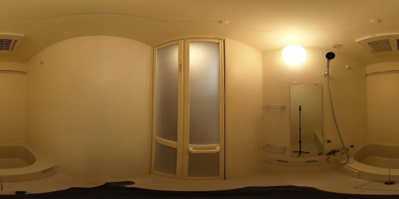 パノラマ画像バスルーム