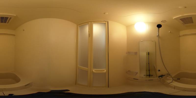 パノラマ画像バスルーム