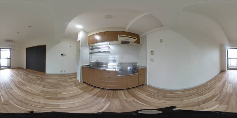 パノラマ画像キッチン