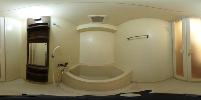 パノラマ画像バスルーム