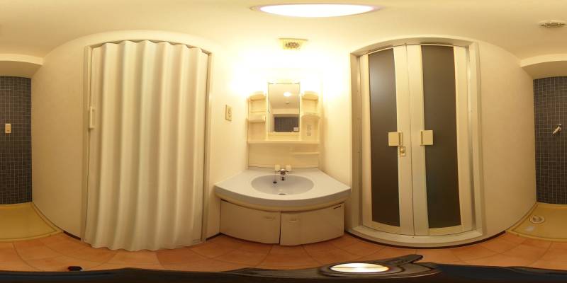 パノラマ画像洗面所