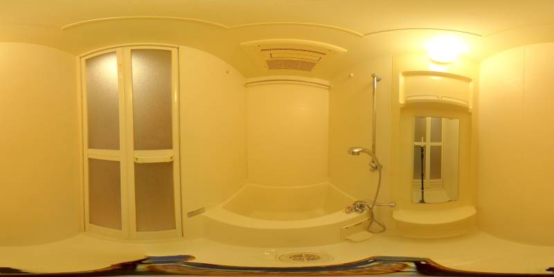 パノラマ画像バスルーム