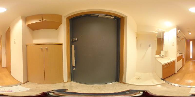 パノラマ画像玄関