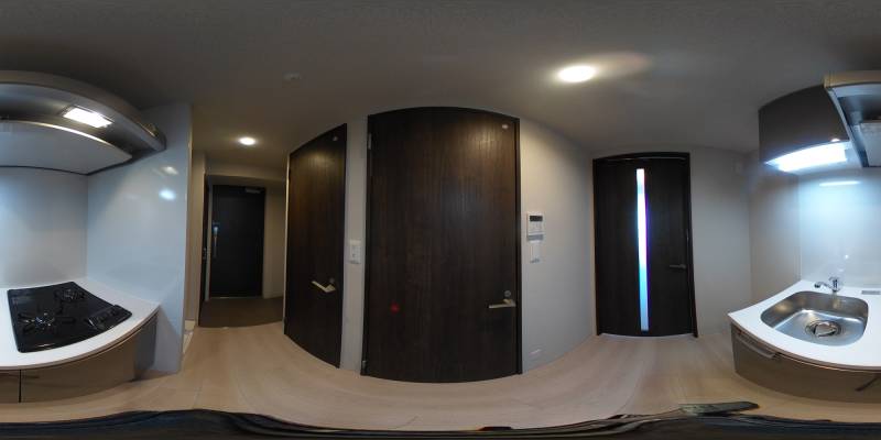 パノラマ画像キッチン