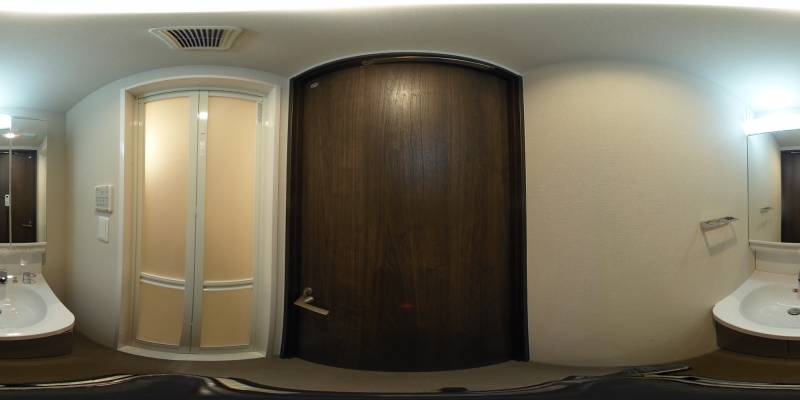 パノラマ画像洗面所