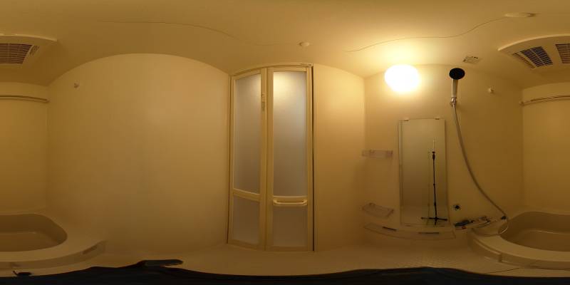 パノラマ画像バスルーム