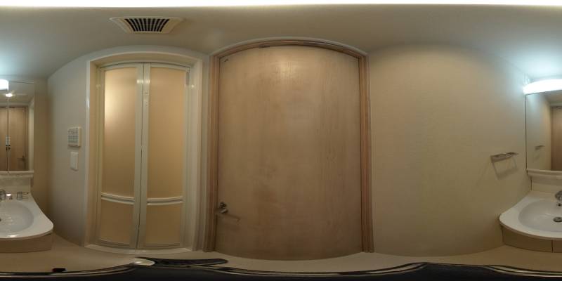 パノラマ画像洗面所