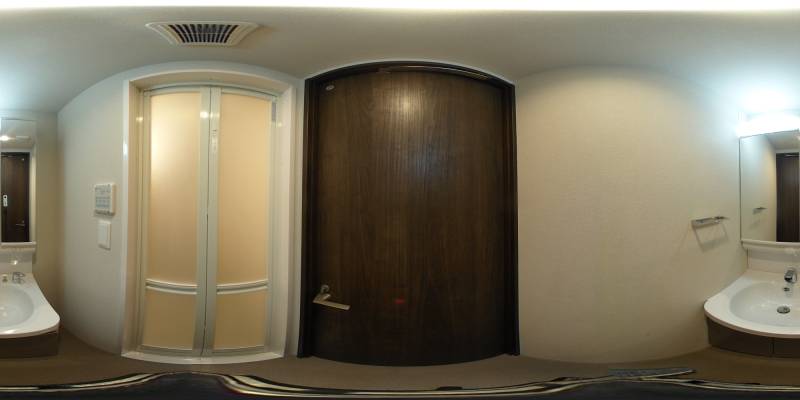 パノラマ画像洗面所