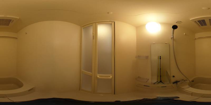 パノラマ画像バスルーム