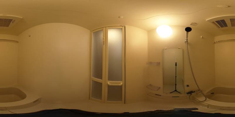 パノラマ画像バスルーム