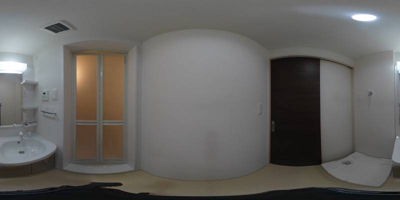パノラマ画像洗面所